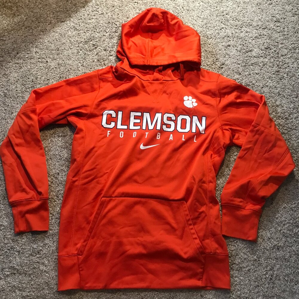 Nike Orange Clemson Football Hoodie